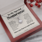 ShineOn Fulfillment Jewelry Mahogany Style Luxury Box To My Special Someone - Since The Moments Our Eyes First Met - Eternal Hope Necklace