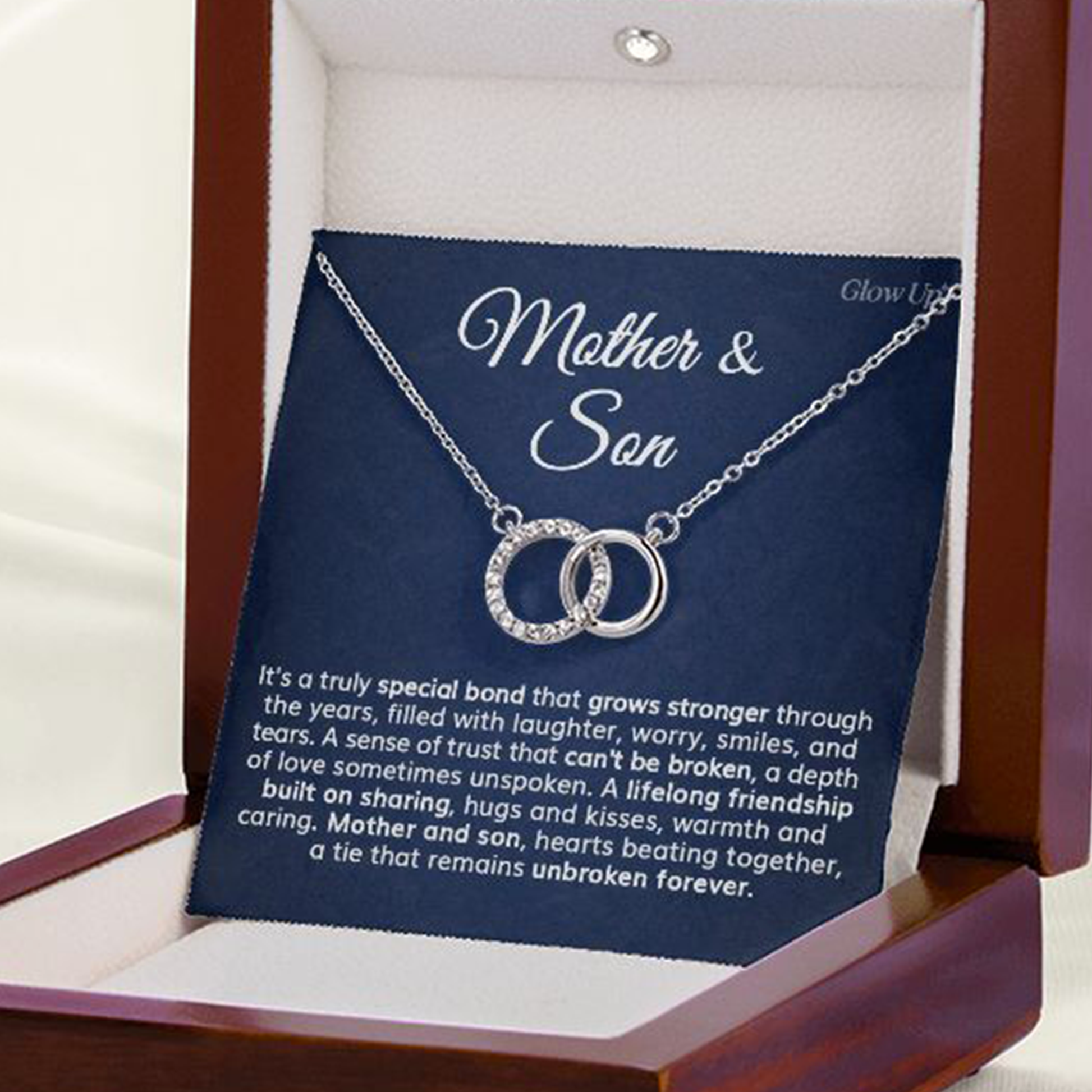ShineOn Fulfillment Jewelry Mother & Son - Truly Special Bond - Perfect Pair Necklace