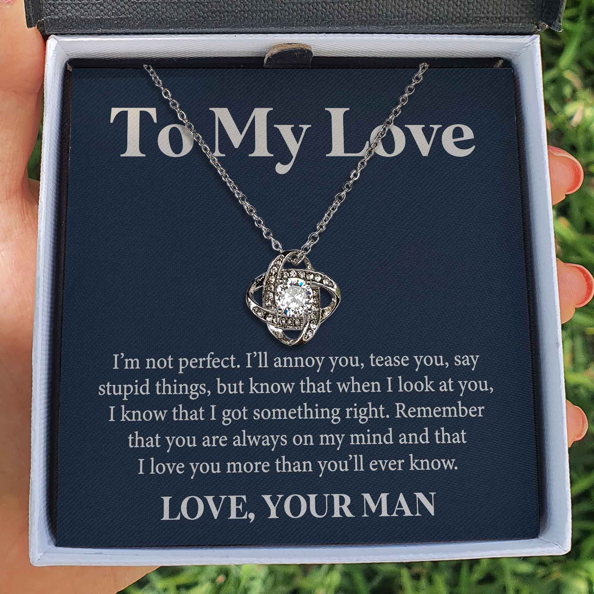 ShineOn Fulfillment Jewelry Standard Box To My Love -  You Are Always On My Mind - Necklace