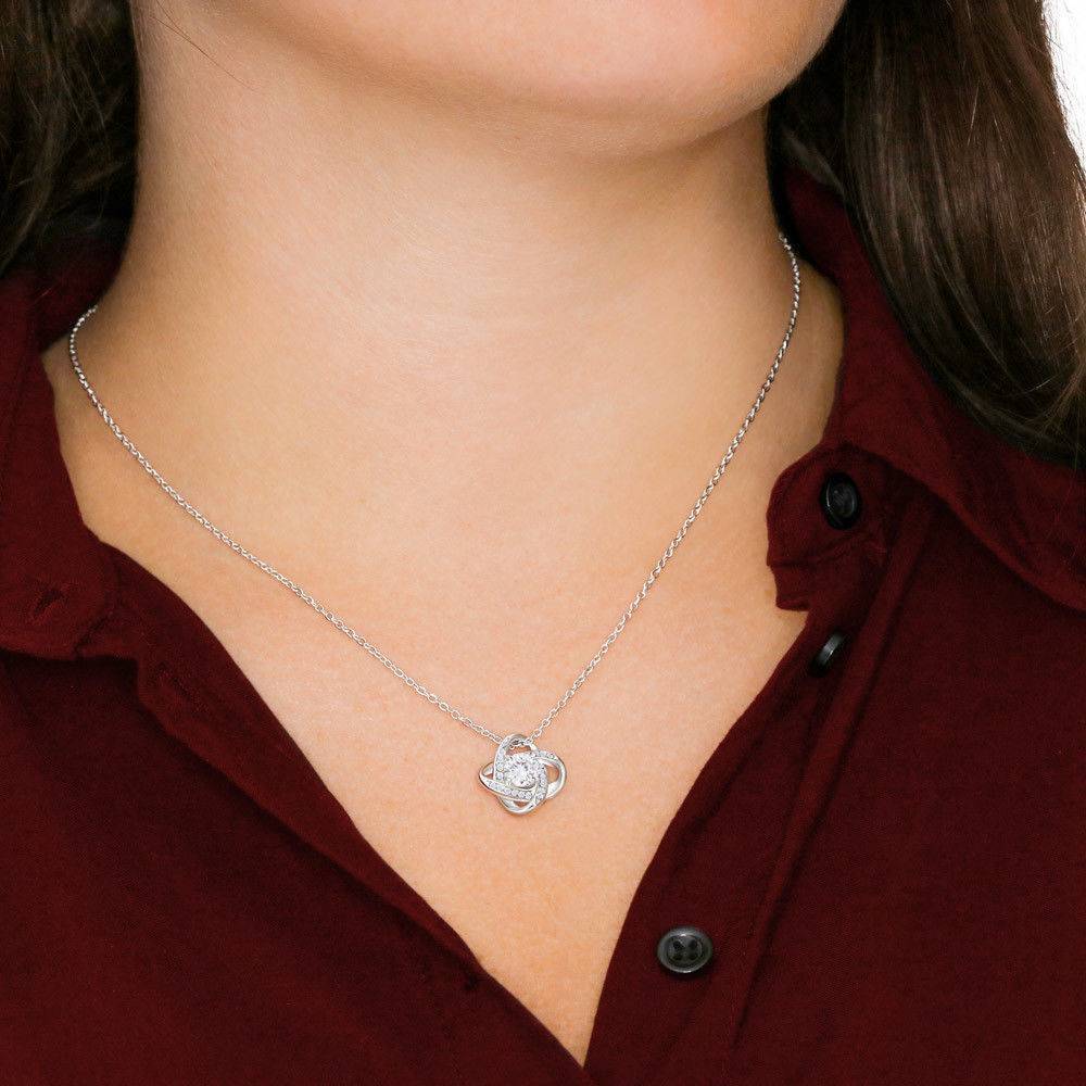 ShineOn Fulfillment Jewelry To My Daughter - Always Remember - Love Knot Necklace