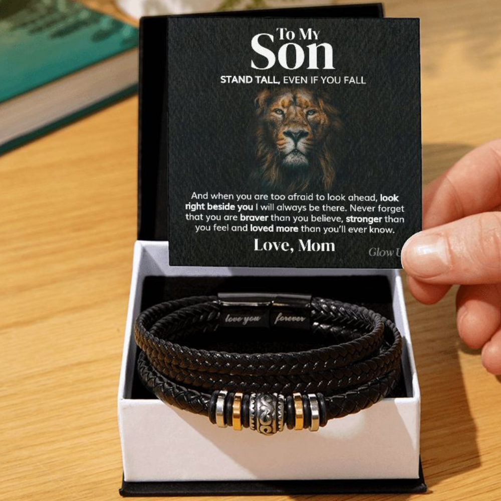 ShineOn Fulfillment Jewelry To my Son - Stand Tall- Love You Forever Bracelet