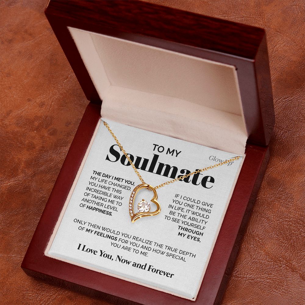 ShineOn Fulfillment Jewelry To my Soulmate - The day I met you - Forever Love Necklace