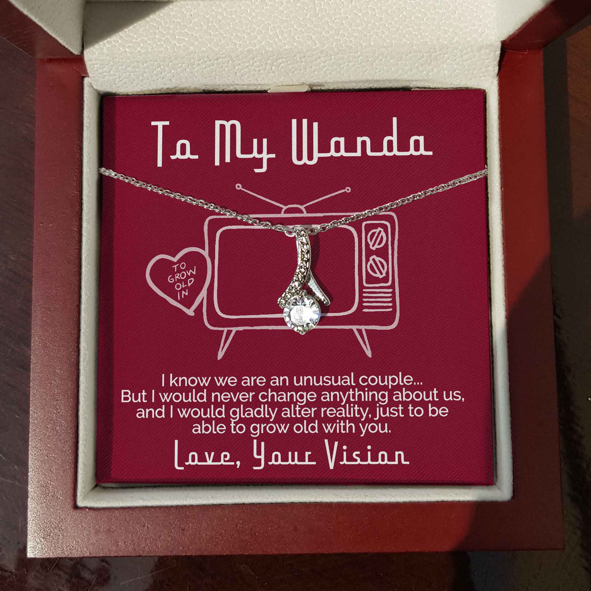 ShineOn Fulfillment Jewelry To My Wanda - We Are An Unusual Couple - Necklace
