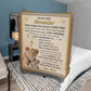 To my Son - Pray on it - Custom Heirloom Woven Blanket