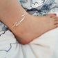 Glow Up Bracelets & Bangles Custom Name Anklet Bracelet