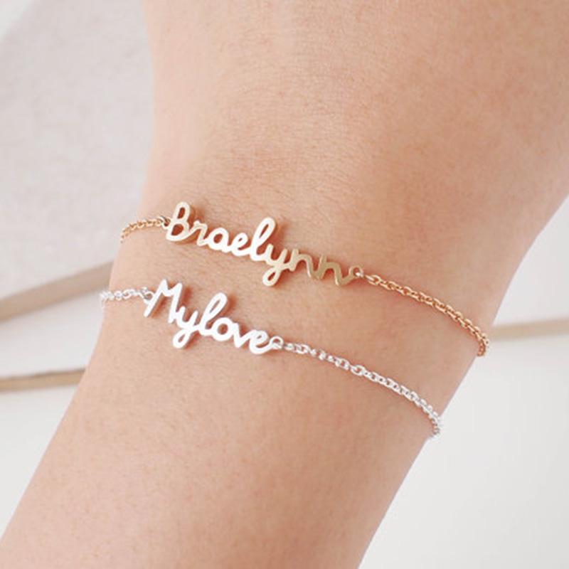Custom Name Double Plated HipHop Personalised Charm Bracelet With Stainless  Steel Chain Perfect Christmas Or Valentines Day Gift For Women And Men  Q231025 From Tales03, $5.21 | DHgate.Com