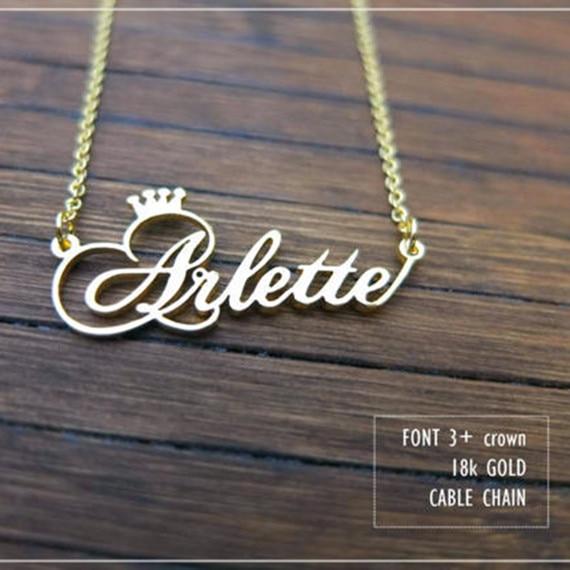 Glow up sale name necklace