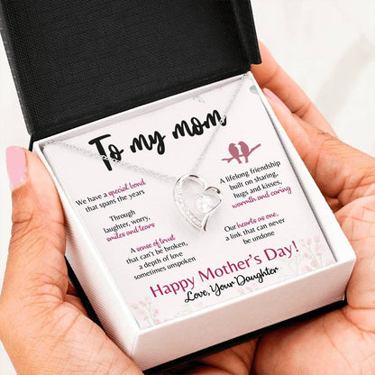 ShineOn Fulfillment Jewelry 14k White Gold Finish To My Mom - Forever Love - We Have a Special bond
