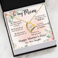 ShineOn Fulfillment Jewelry 14k White Gold Finish To My Mom - You Believe in Me - Forever Love