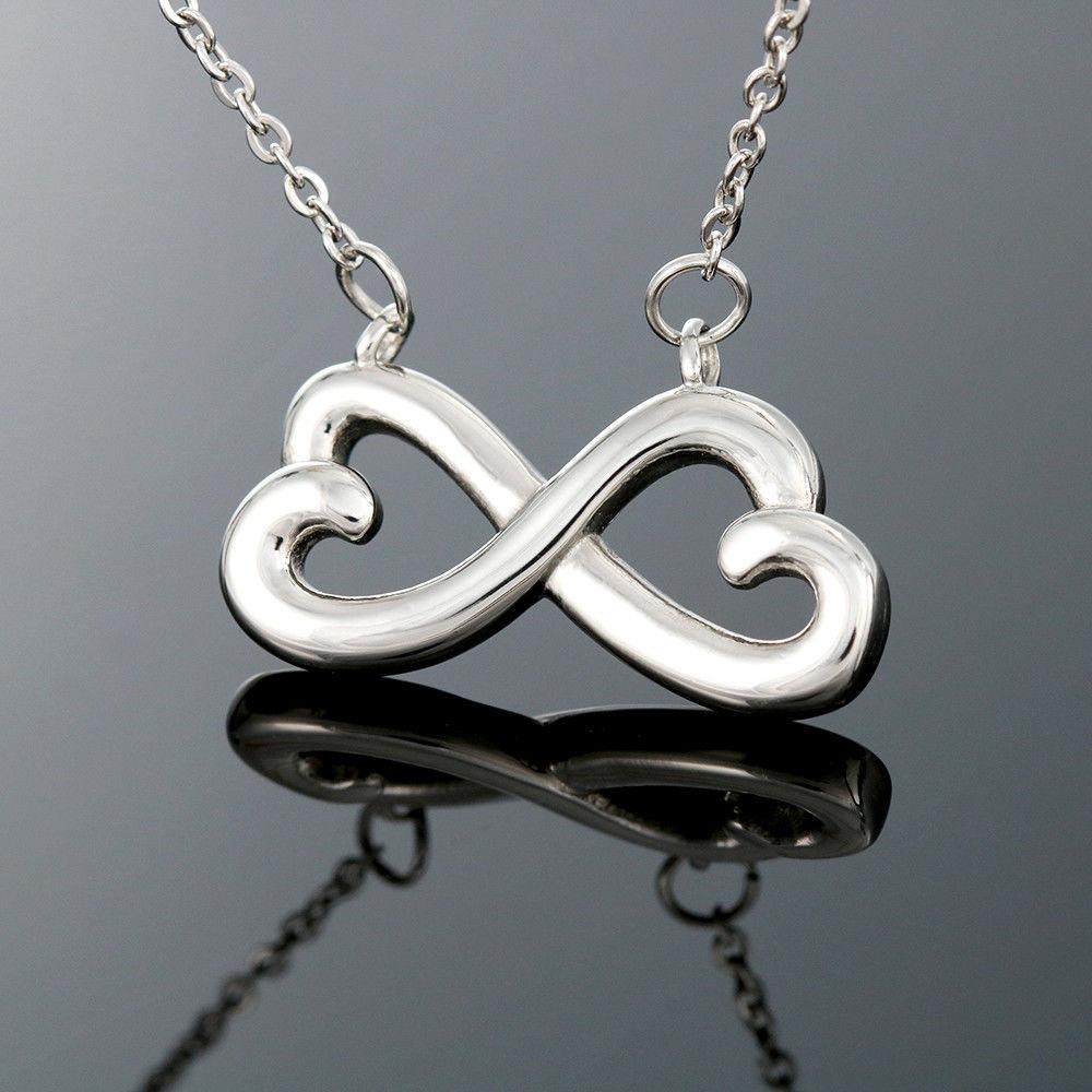 ShineOn Fulfillment Jewelry 14k White Gold Finish To My Sister - Infinity - You are a Loving Friend