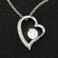 ShineOn Fulfillment Jewelry 14k White Gold Finish To My Wife - Last Everything - Butterfly
