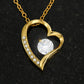 ShineOn Fulfillment Jewelry 14k White Gold Finish To My Wife - Last Everything - Shine