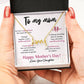 ShineOn Fulfillment Jewelry 18k Yellow Gold Scripted Love To My Mom - Love - We have a Special Bond