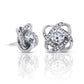 ShineOn Fulfillment Jewelry Love Knot Stud Earrings