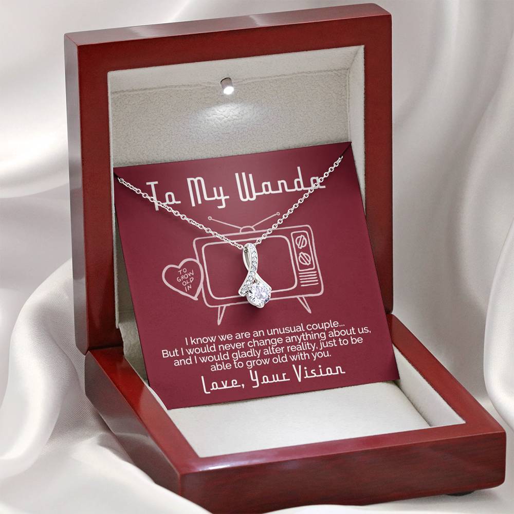ShineOn Fulfillment Jewelry Mahogany Style Luxury Box To My Wanda - We Are An Unusual Couple - Necklace