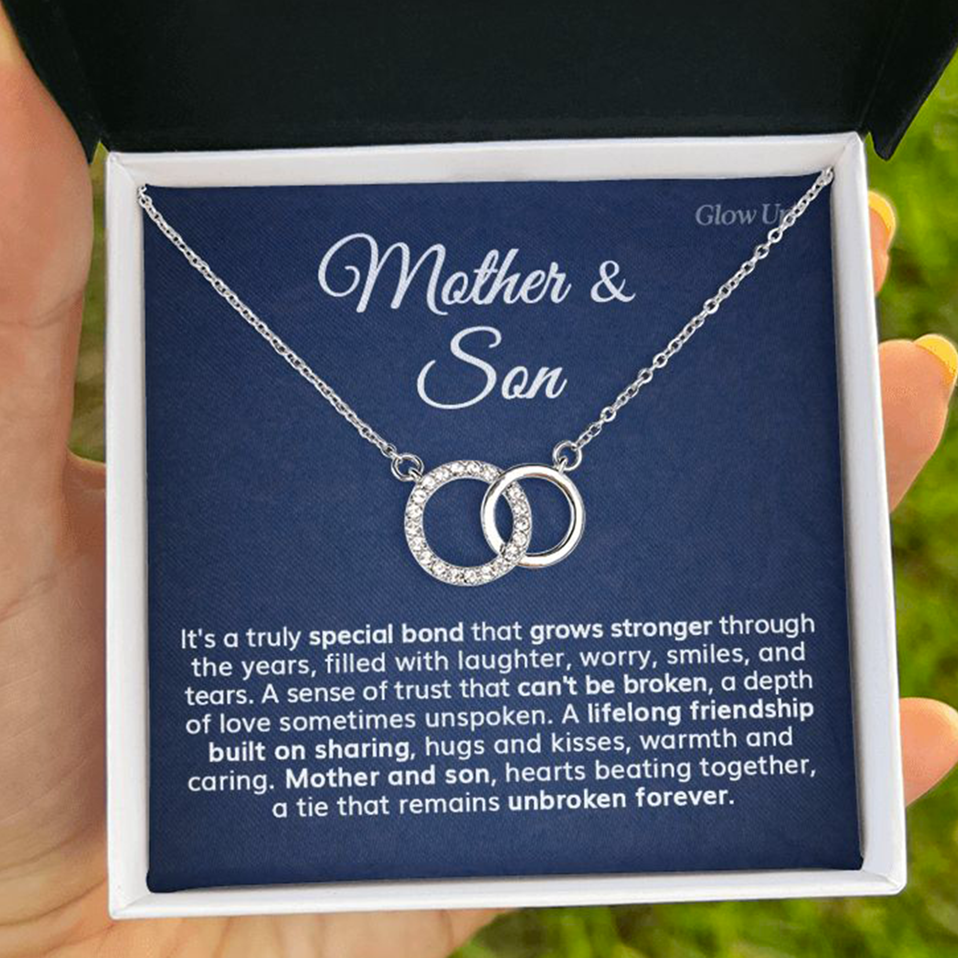 ShineOn Fulfillment Jewelry Mother & Son - Truly Special Bond - Perfect Pair Necklace