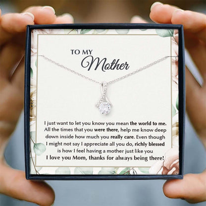 ShineOn Fulfillment Jewelry Standard Box To my Mother - You mean the world to me