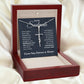 ShineOn Fulfillment Jewelry Standard Box To my Soulmate - Meeting you was fate - Faith Cross Necklace