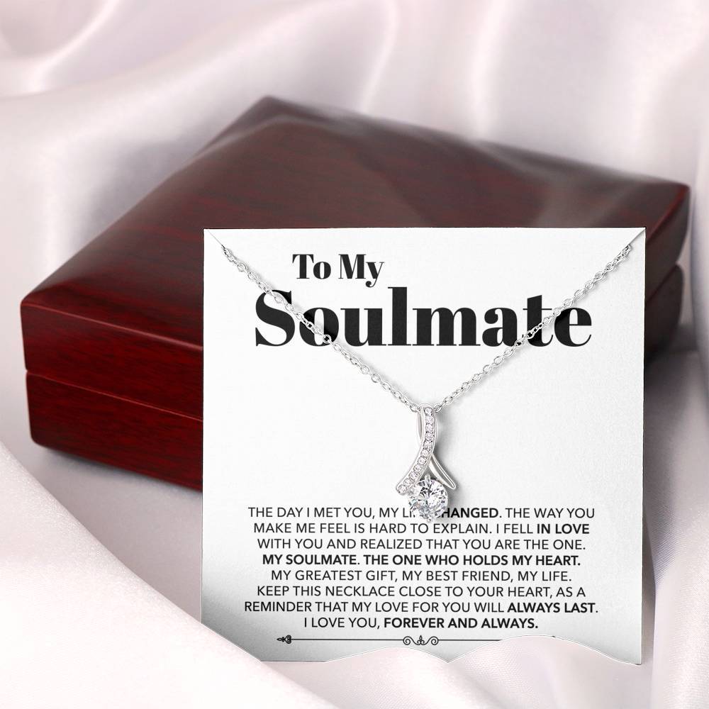 ShineOn Fulfillment Jewelry Standard Box To My Soulmate - The Day I Met You - Necklace