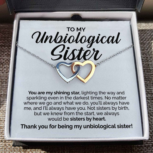 To my unbiological on sale sister necklace