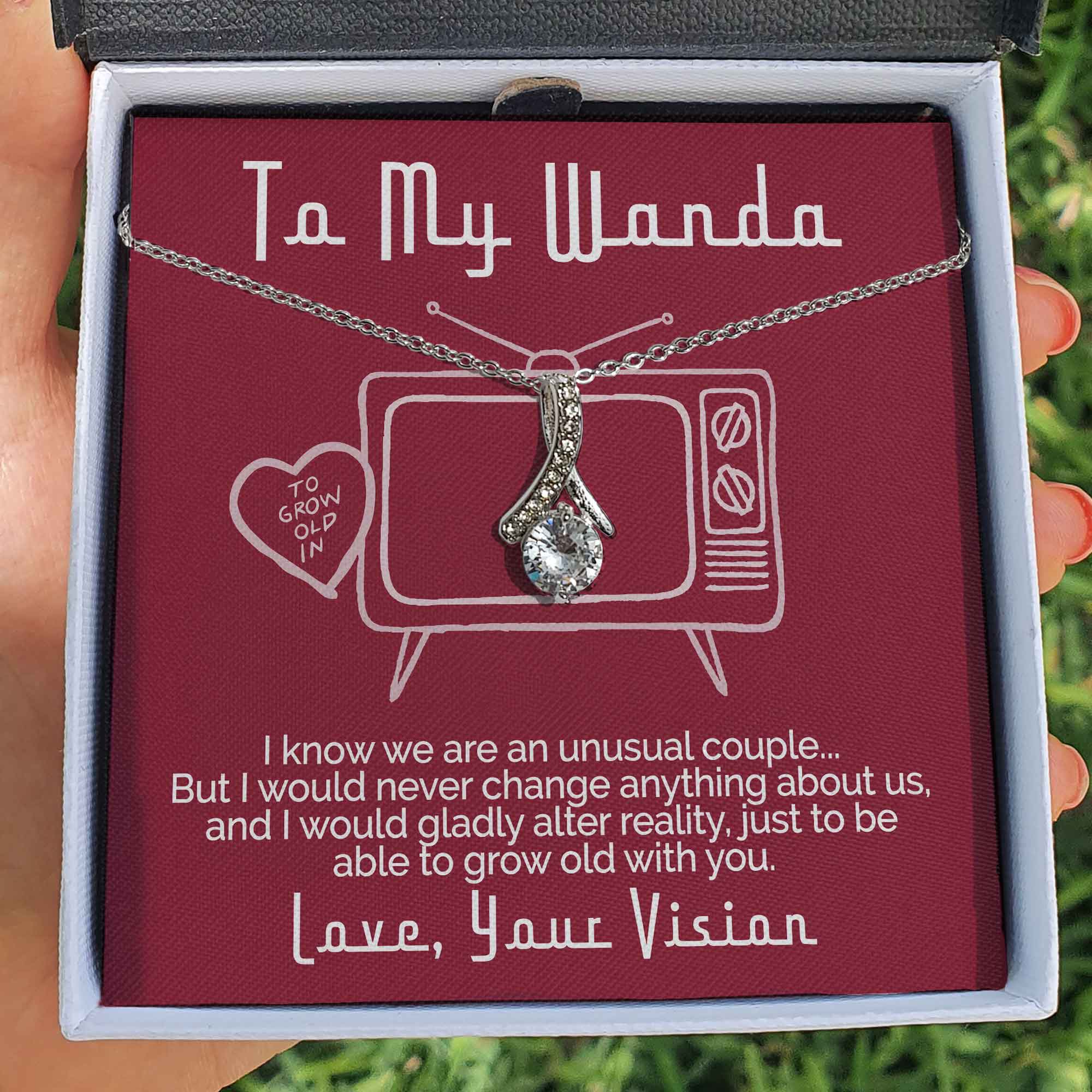 ShineOn Fulfillment Jewelry Standard Box To My Wanda - We Are An Unusual Couple - Necklace