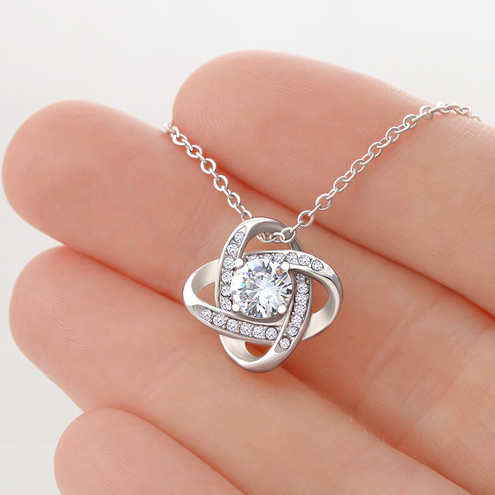 ShineOn Fulfillment Jewelry To My Beautiful Mom - Will Always Need You  - Love Knot Necklace
