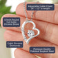 ShineOn Fulfillment Jewelry To my Daughter - Feel my love - Forever Love Necklace