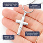 ShineOn Fulfillment Jewelry To My Daughter - Stand Tall -  Cross Necklace
