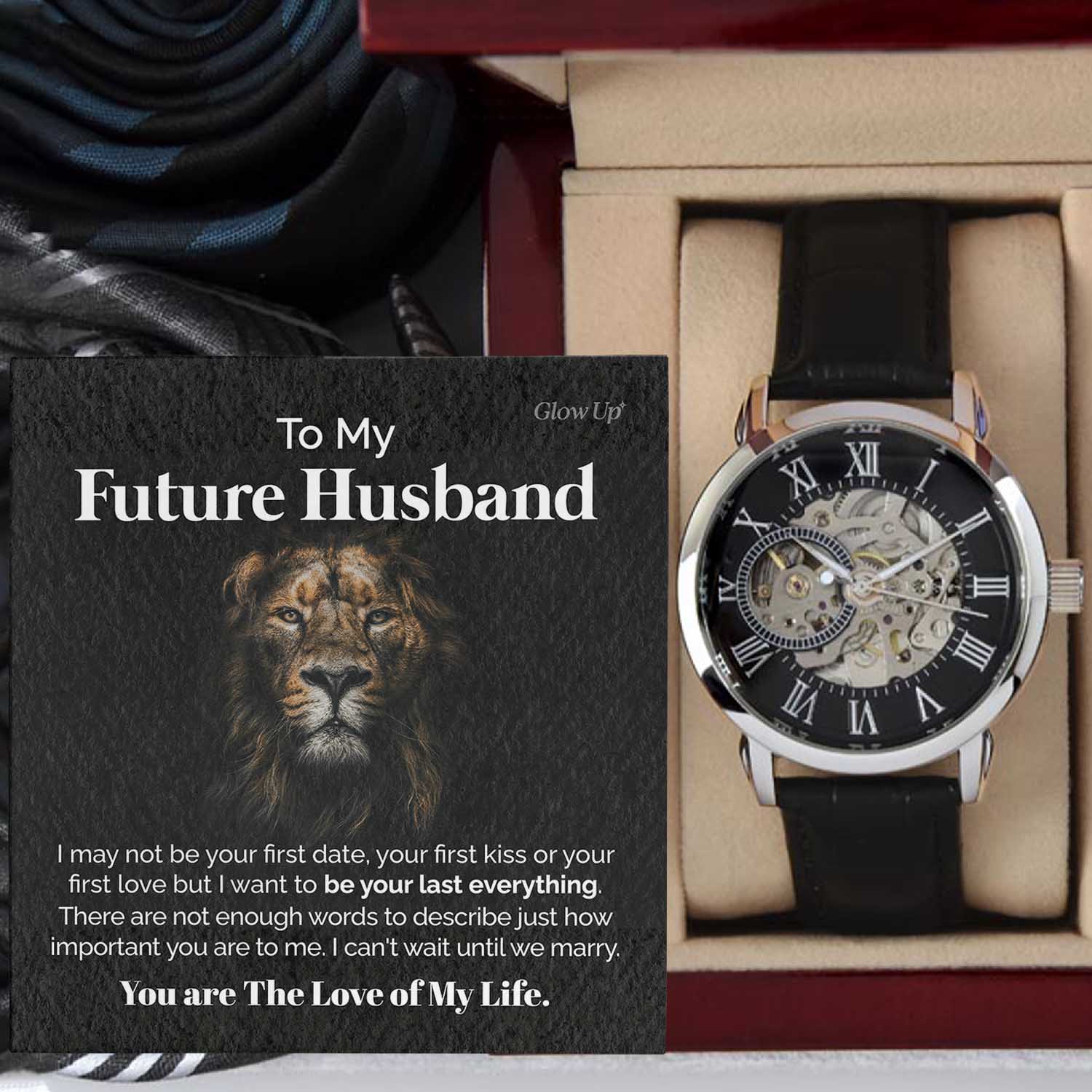 ShineOn Fulfillment Jewelry To my Future Husband - You are the love of my life - Openwork Watch