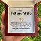 ShineOn Fulfillment Jewelry To My Future Wife - The Day I Met You - Everlasting Love Necklace