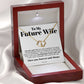 ShineOn Fulfillment Jewelry To My Future Wife - The Day I Met You - Everlasting Love Necklace
