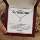 ShineOn Fulfillment Jewelry To my Grandma -  Cherished Forever - Ribbon Necklace