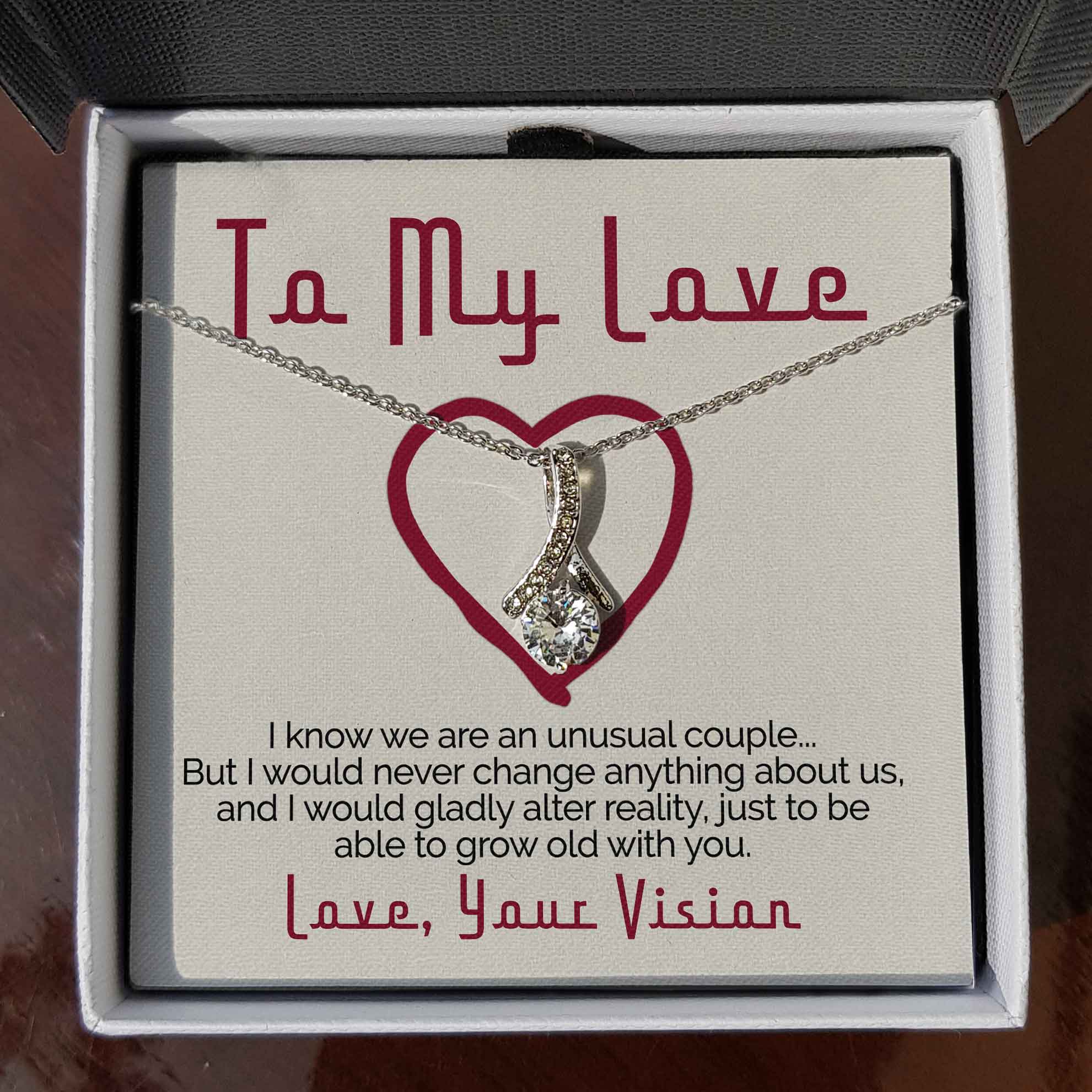 ShineOn Fulfillment Jewelry To My Love - We Are An Unusual Couple - Necklace