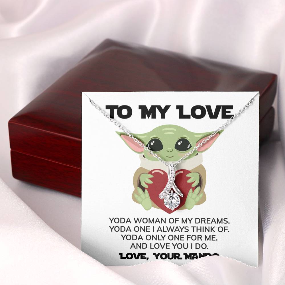 ShineOn Fulfillment Jewelry To My Love - Yoda Woman Of My Dreams - Necklace