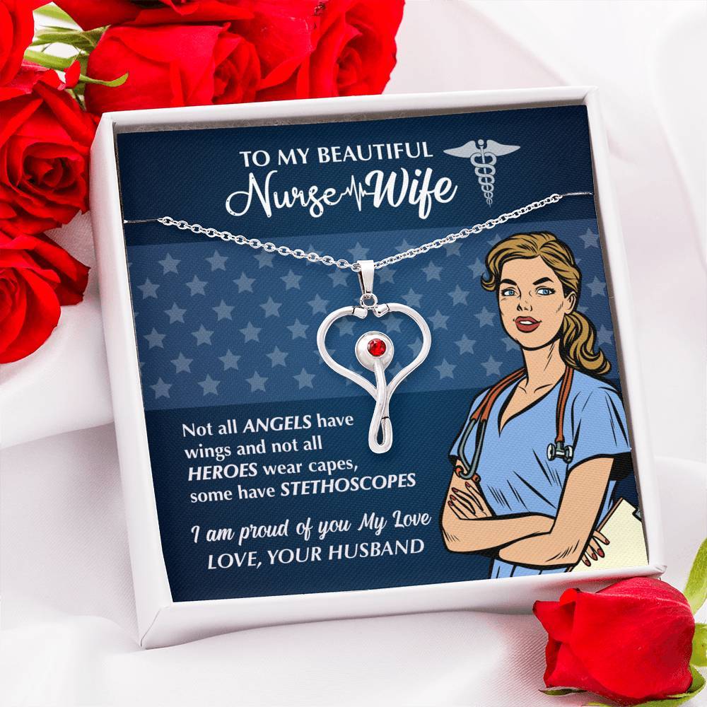 ShineOn Fulfillment Jewelry To My Nurse Wife - Not All Heroes Wear Capes