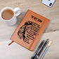 ShineOn Fulfillment Jewelry To My Son - Be Strong - Graphic Vegan Leather Notebook
