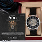 ShineOn Fulfillment Jewelry To my Son  - Stand tall - Openwork Watch