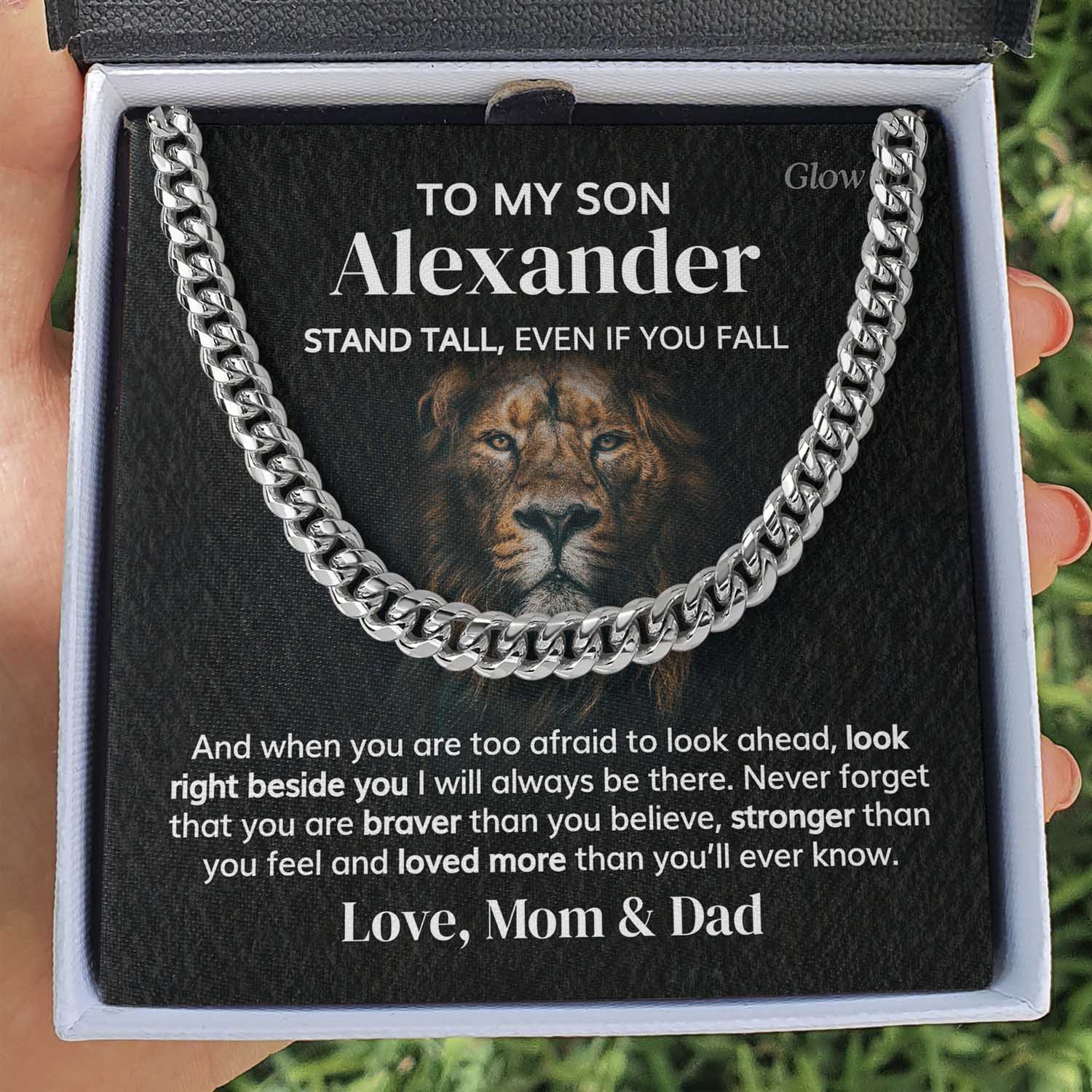 ShineOn Fulfillment Jewelry To my son - Stand Tall Personalize