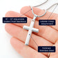ShineOn Fulfillment Jewelry To My Wonderful Man - I Choose You - Cross Necklace