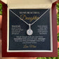 ShineOn Fulfillment Jewelry Two-Toned Box To My Beautiful Daughter - Stand Tall - Eternal Hope Necklace