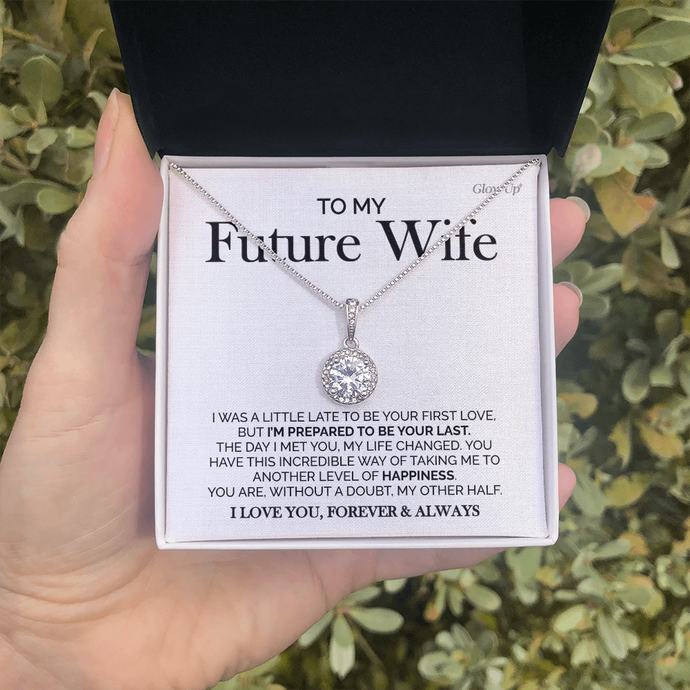 ShineOn Fulfillment Jewelry Two-Toned Box To my Future Wife - The day I met you - Eternal Hope