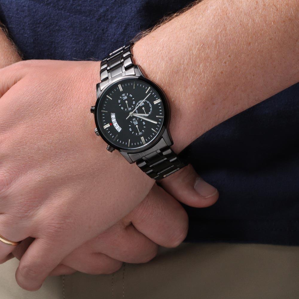 ShineOn Fulfillment Watches Standard Box My Son - Stand Tall - Premium Watch