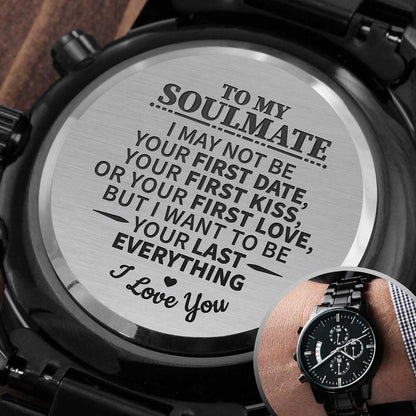 ShineOn Fulfillment Watches Two-Toned Box To my Soulmate - I May Not Be Your First Date - Premium Watch